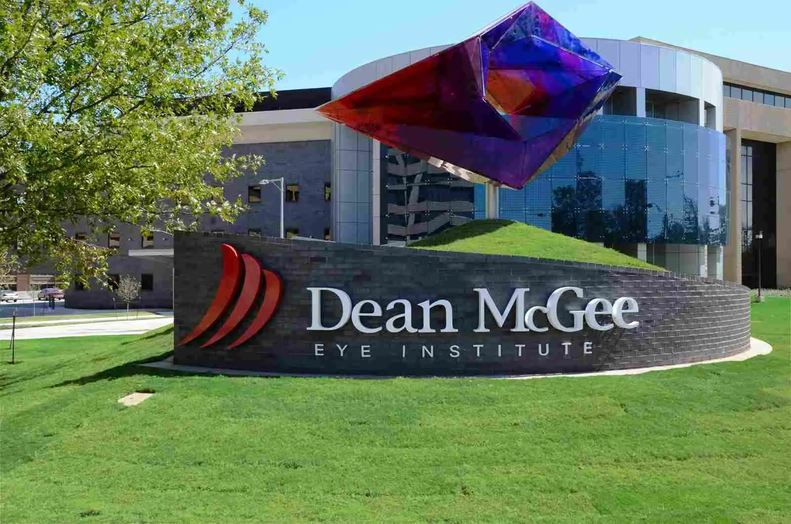An Exterior View of Dean McGee's Eye Institute Office in Oklahoma